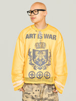 ART IS WAR NET JERSEY YELLOW