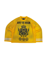 ART IS WAR NET JERSEY YELLOW