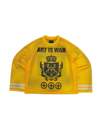 ART IS WAR NET JERSEY YELLOW
